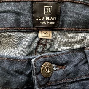 Just Black dark wash skinny jeans